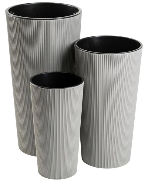 PLASTOVÝ KVĚTINÁČ URBANIKA ECO 57X29,5 CM ŠEDÁ BS