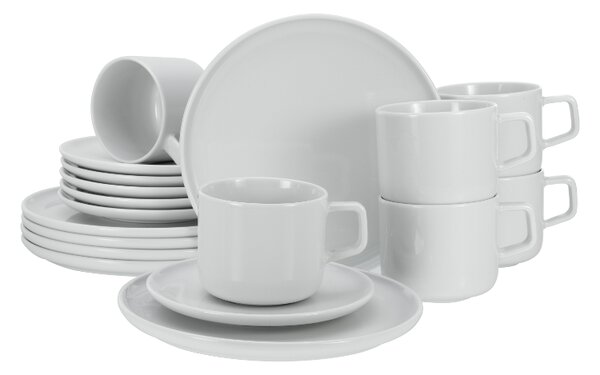 Creatable Jídelní servis Chef Collection (18dílný kávový servis, bílá) (100392053003)