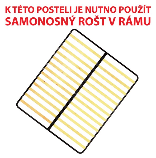 Multifunkční postel 160x200 POCKET dub