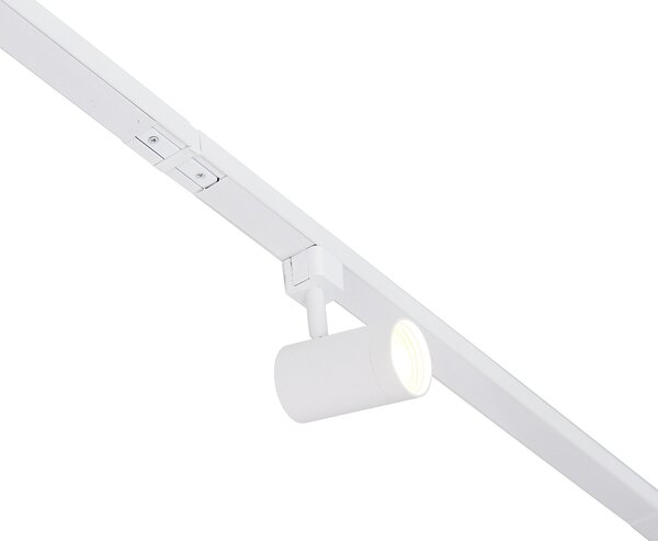 1-fázový kolejnicový systém se 3 reflektory a závěsnými lampami bílá - Cavalux Jeana