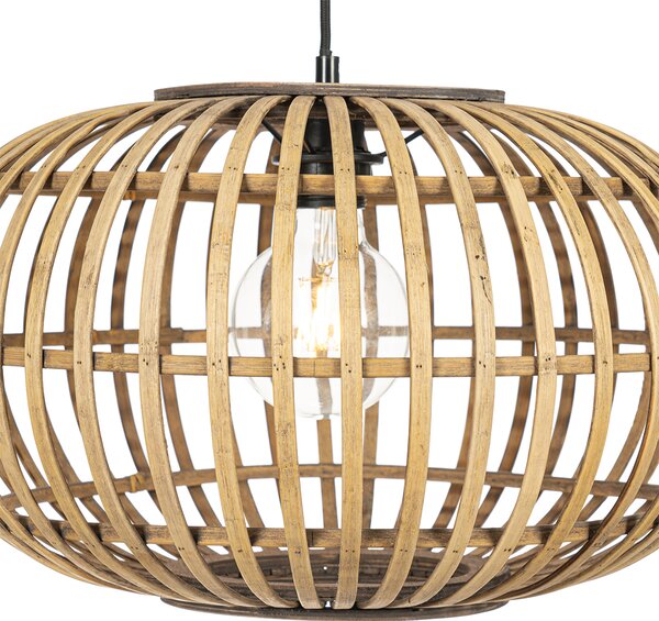Orientální závěsné svítidlo bambus 44 cm - Amira