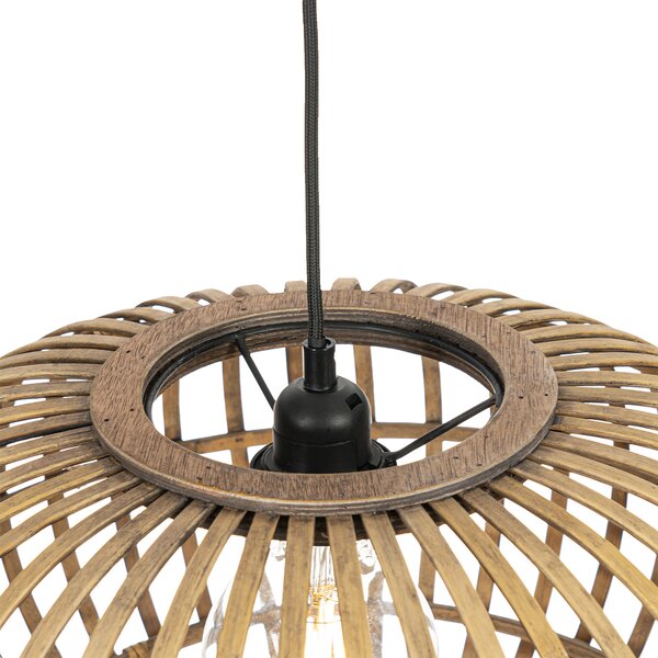 Orientální závěsné svítidlo bambus 44 cm - Amira