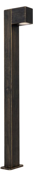 Industriální stojací venkovní lampa starožitné zlato 80 cm IP44 - Baleno