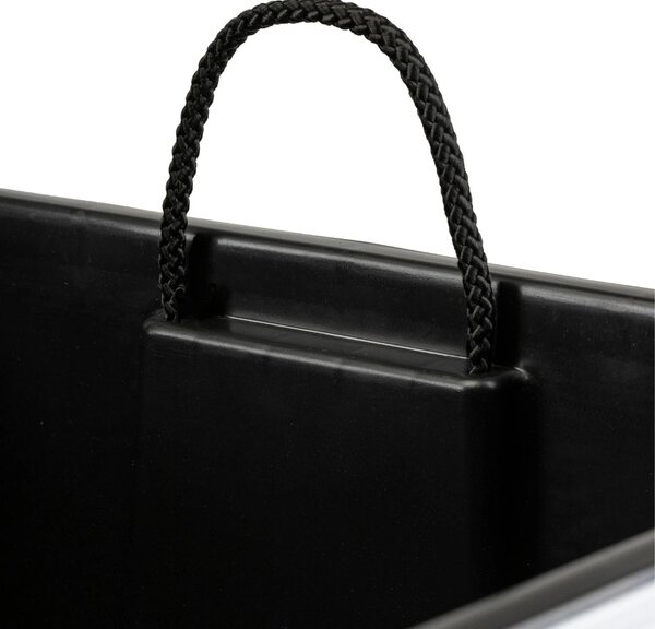 PLASTOVÝ KVĚTINÁČ PORTO RIFLO 36X19X19 CM BÍLÁ