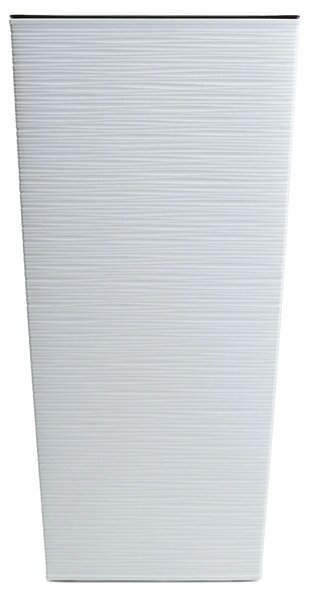 PLASTOVÝ KVĚTINÁČ PORTO RIFLO 67,5X35X35 CM BÍLÁ