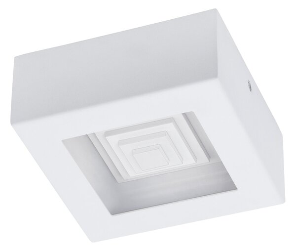 EGLO Stropní LED osvětlení FERREROS, 1x6,3W, teplá bílá, 14x14cm, hranaté 96791