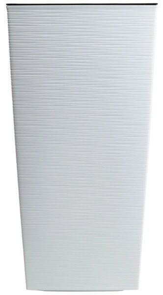 PLASTOVÝ KVĚTINÁČ PORTO RIFLO 75X39,5X39,5 CM BÍLÁ