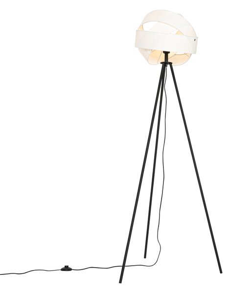 Moderní stojací lampa bílá - Cloth