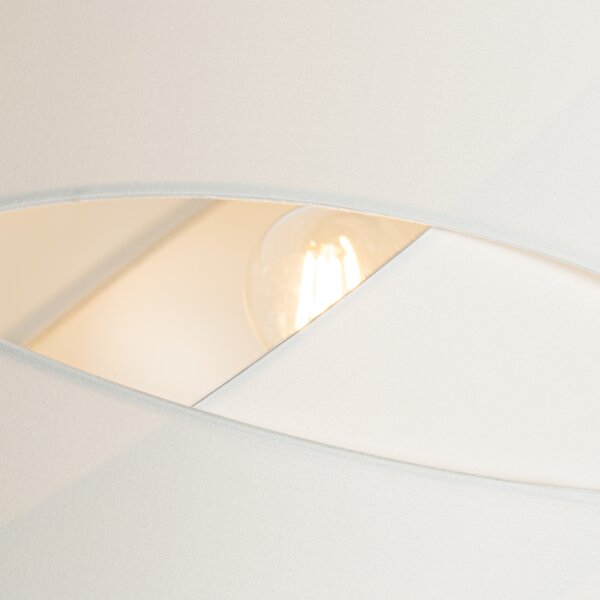 Moderní stojací lampa bílá - Cloth