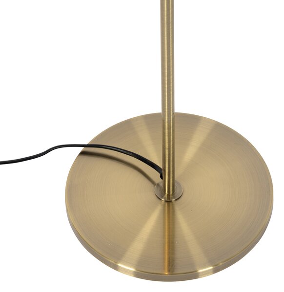 Moderní stojací lampa bronzová 3-světlo - Jeana