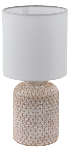 EGLO Moderní stolní lampa BELLARIVA, béžová 97773