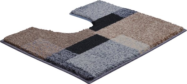 GRUND ATALA - Koupelnová předložka taupe Rozměr: 50x60 cm s výřezem pro WC