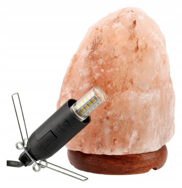 BERGE Solná lampa 1-2kg - Ionizátor / noční lampa