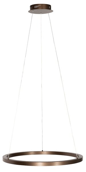 Závěsné svítidlo bronzové 60 cm vč. LED 3-stupňové stmívatelné - Girello