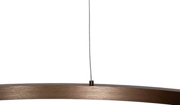 Závěsné svítidlo bronzové 80 cm vč. LED s 3-stupňovým stmíváním - Girello