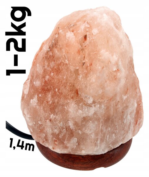 BERGE Solná lampa 1-2kg - Ionizátor / noční lampa