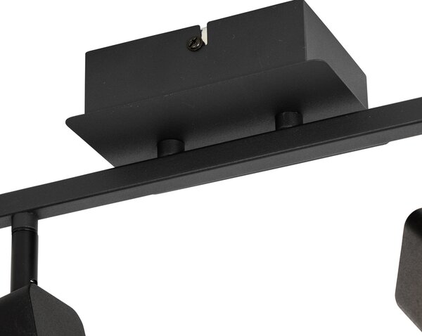 Moderní stropní svítidlo černé vč. LED 2-světlo - Nola