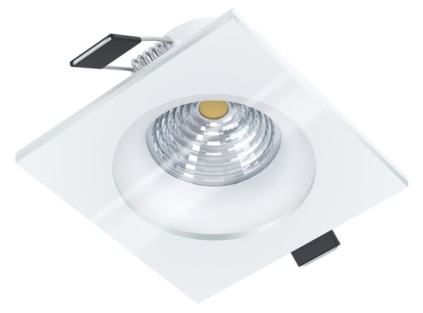 Eglo 98239 SALABATE - LED stmívatelné podhledové svítidlo do koupelny IP44, 6W, 3000K, bílá (Zápustné svítidlo do sádrokartonu)