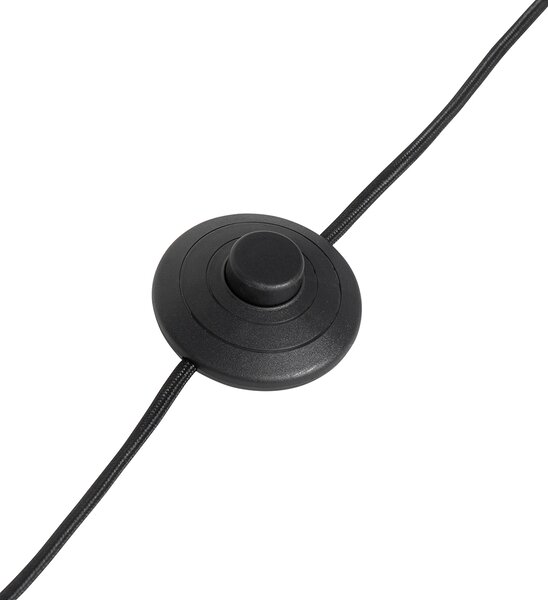 Stojací lampa zlatá s opálovým sklem 3-světlo nastavitelná - Anouk