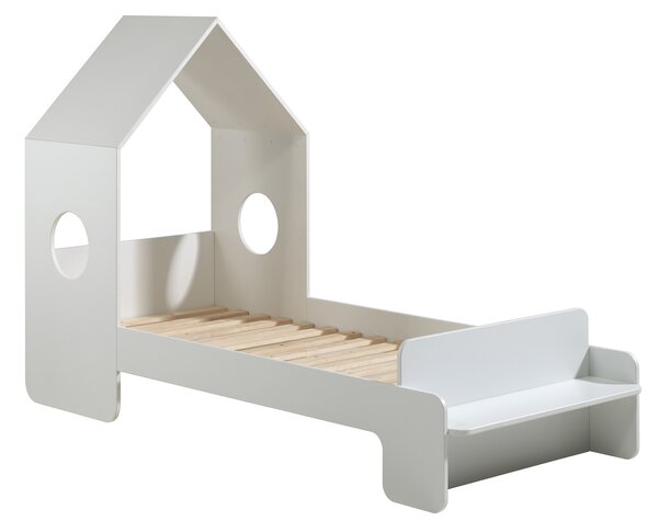 Bílá lakovaná dětská postel Vipack Casami 90 x 200 cm