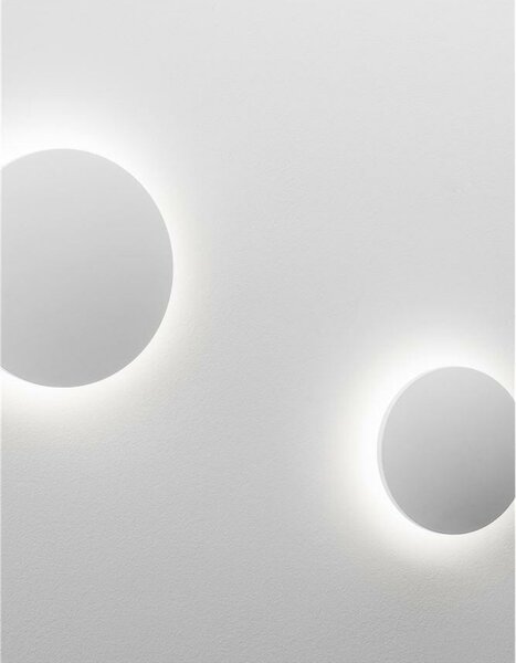 NOVA LUCE nástěnné svítidlo ASTRID bílý kov a hliník akryl LED 12W 220-240V 3000K IP20 9130512
