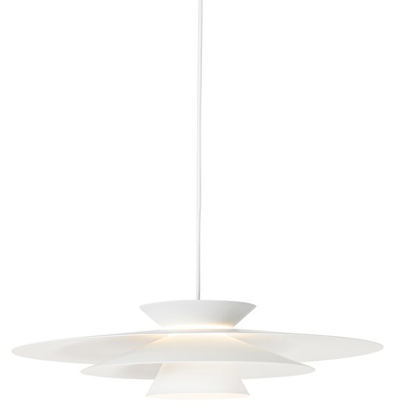 Designové závěsné svítidlo bílé vč. LED 3-stupňové stmívatelné - Pauline