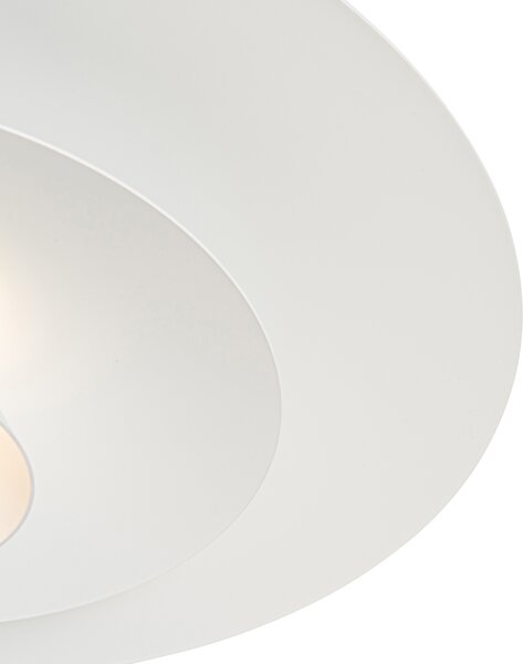 Designové závěsné svítidlo bílé vč. LED 3-stupňové stmívatelné - Pauline