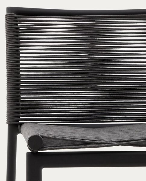 Šedá zahradní barová židle Kave Home Culip 65 cm