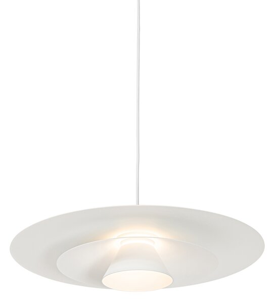 Designové závěsné svítidlo bílé vč. LED 3-stupňové stmívatelné - Pauline