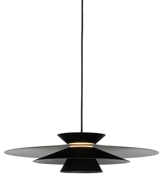 Designové závěsné svítidlo černé vč. LED 3-stupňové stmívatelné - Pauline