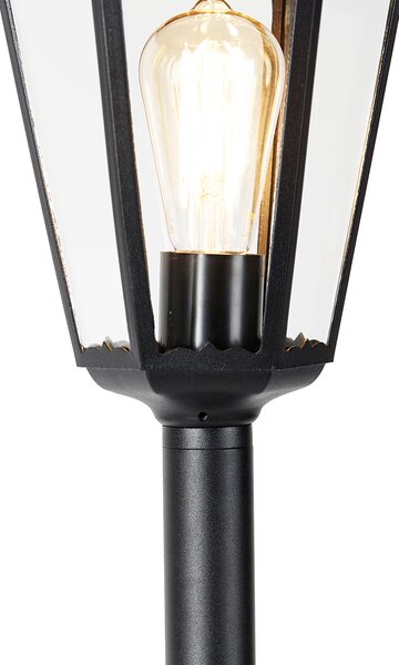 Chytrá venkovní stojací lampa černá 170 cm vč. WiFi ST64 - New Orleans