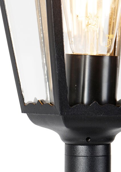 Chytrá venkovní stojací lampa černá 170 cm vč. WiFi ST64 - New Orleans