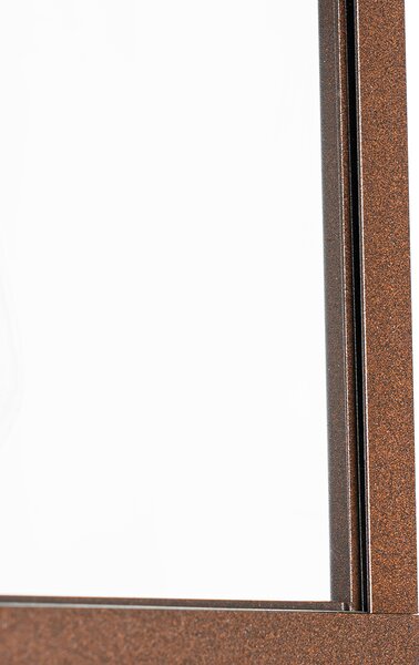 Chytré venkovní nástěnné svítidlo rezavě hnědé IP44 vč. WiFi ST64 - Charlois