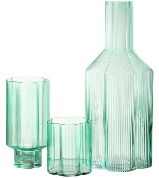 Zelená sklenička J-line Froh 220 ml