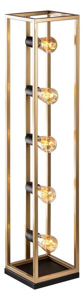 Stojací lampa KAFES 5xE27/40W/230V zlatá