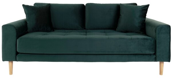 Nordic Living Sametová pohovka Limo 180 cm