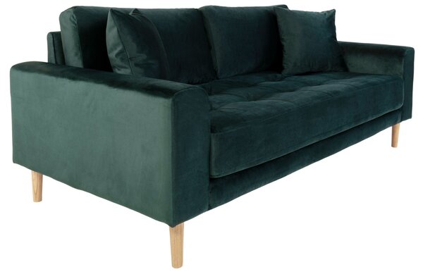 Nordic Living Sametová pohovka Limo 180 cm