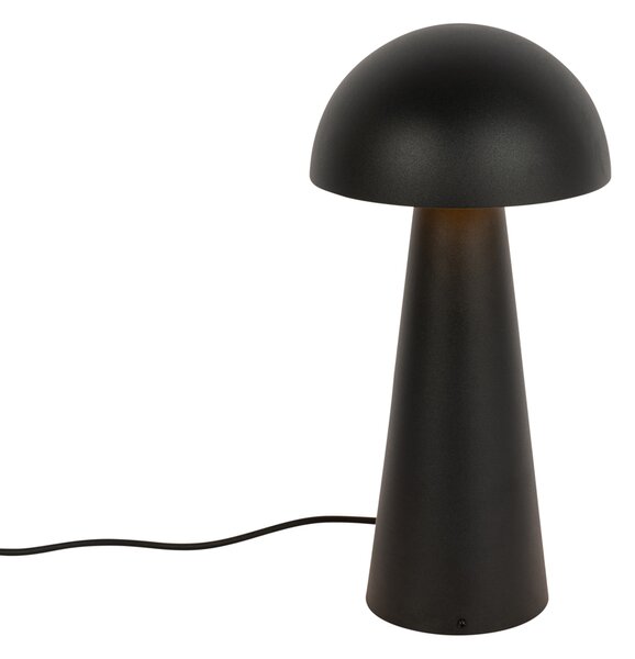 Venkovní stojací lampa černá 50 cm - Mushroom