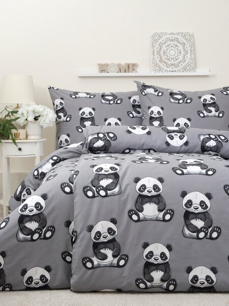 MK Lůžkoviny Bavlněné povlečení Renforcé - Panda