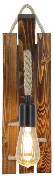 Nástěnné svítidlo AHSAP 1xE27/40W/230V borovice ořech
