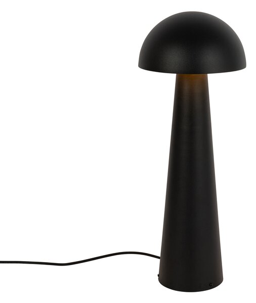 Venkovní stojací lampa černá 65 cm - Mushroom