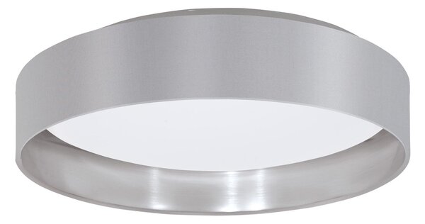 EGLO LED přisazené stropní osvětlení MASERLO 2, 24W, teplá bílá, 38cm, kulaté, šedostříbrné 99543