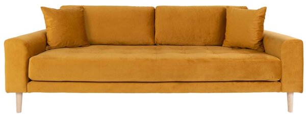 Nordic Living Sametová pohovka Limo 210 cm