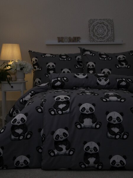 MK Lůžkoviny Bavlněné povlečení Renforcé - Panda