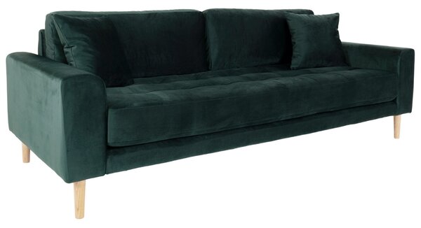 Nordic Living Sametová pohovka Limo 210 cm