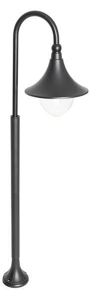 Chytrá venkovní lucerna černá 125 cm IP44 vč. Wifi A60 - Daphne