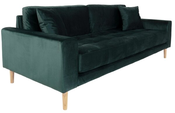 Nordic Living Sametová pohovka Limo 210 cm
