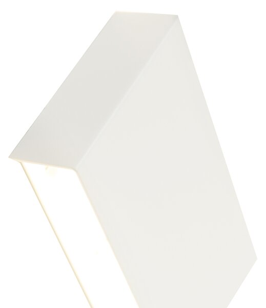 Chytrá nástěnná lampa bílá 24 cm vč. 2 WiFi G9 - Otan