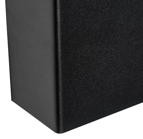 Chytrá nástěnná lampa černá 10 cm vč. 2 Wifi G9 - Otan
