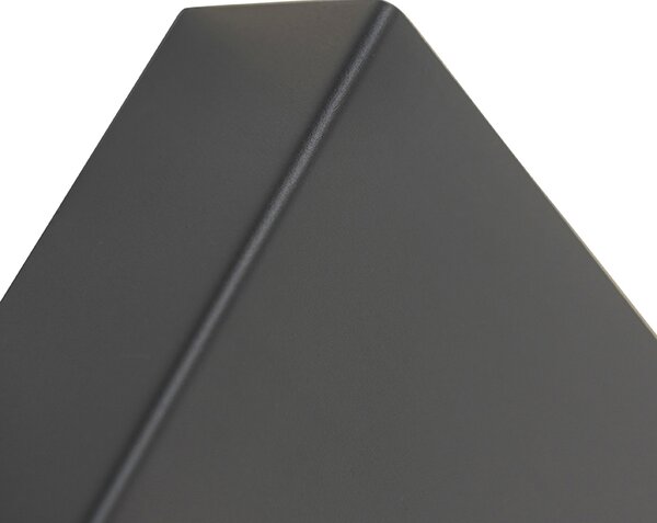 Chytrá nástěnná lampa černá 24 cm vč. 2x WiFi G9 - Otan